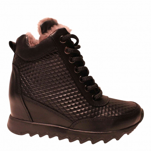 Ботильоны-зима  ZIZI Черный, 35, 42, 34, 41 фото каталог