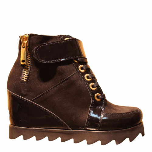 Ботильоны -зима ZIZI Черный, 35, 33, 34, 41, 42, 43, 44 фото каталог