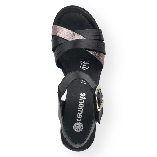 Босоножки  REMONTE  Черный, 42, 43, 44, 45 фото каталог