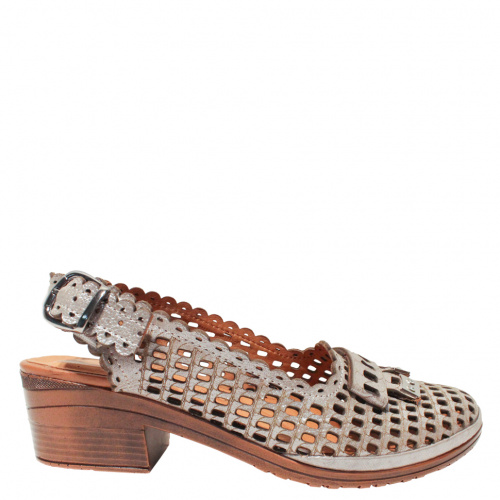 Босоножки SIZAAMPERO Серебряный, 34, 35 фото каталог