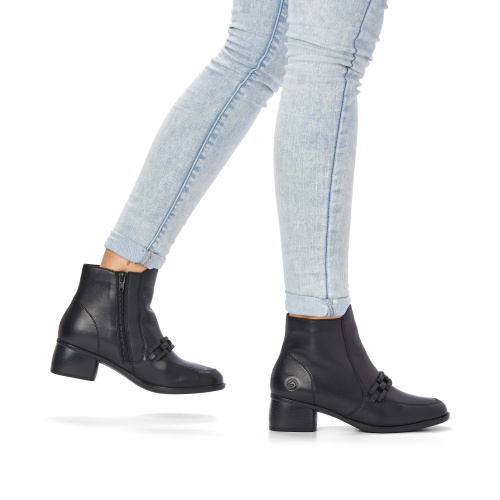 Полусапожки REMONTE Черный, 42, 43, 44, 45 фото каталог