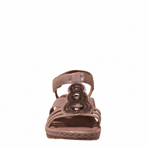 Босоножки RIEKER Серый, 33, 34 фото каталог