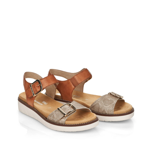 Босоножки  REMONTE  Коричневый, 41, 42, 43, 44, 45 фото каталог