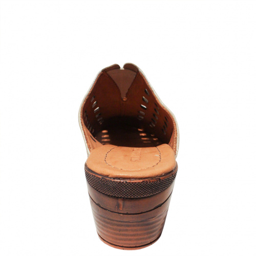 Сабо SIZAAMPERO Серебряный, 34, 35 фото каталог