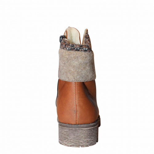 Ботильоны -зима RIEKER Рыжий, 41, 42, 43 фото каталог